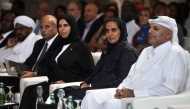 Minister of Education and Higher Education H E Lolwah Al Khater and Chairperson of Qatar Museums H E Sheikha Al Mayassa bint Hamad bin Khalifa Al Thani attending the conference.