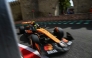 McLaren's British driver Lando Norris drives during a practice session of the Formula One Azerbaijan Grand Prix at the Baku City Circuit in Baku on September 19, 2025. (Photo by Ozan KOSE / AFP)