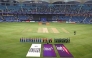 Indian and Pakistani players stand for their national anthem at the start of the Asia Cup 2025 Super Four Twenty20 international cricket match between India and Pakistan at the Dubai International Stadium in Dubai on September 21, 2025. (Photo by Fadel SENNA / AFP)