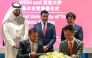 Chief Executive Officer of  WISH Dr. Slim Slama and Professor of Information Studies, University of Tokyo, Professor Dr. Hidenori Watanave signing the agreement. 