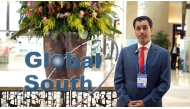 Editor-in-Chief of The Peninsula Dr. Khalid bin Mubarak Al-Shafi while giving interview to Xinhua news agency in China.