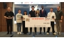 Winners receiving the award during the All Star Pitch Battle event.