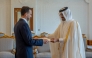 Deputy Amir H H Sheikh Abdullah bin Hamad Al-Thani with Ambassador of Canada H E Karim Morcos 
