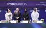 Assistant Undersecretary for Digital Industry Affairs at MCIT, H E Reem Al Mansoori; CEO of GSMA, John Hoffman with other officials during the event. PIC: Rajan Vadakkemuriyil