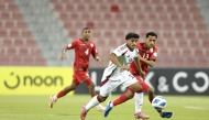 Action during the  U-17 Gulf Cup match between Qatar and Oman. 