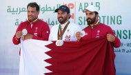 Rashid Saleh Al-Athba, Mohamed Al-Kuwari, and Abdulaziz Al-Attiya, earned the silver medal in the men’s skeet team event.

