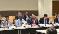 Minister of State at the Ministry of Foreign Affairs H E Dr. Mohammed bin Abdulaziz bin Saleh Al Khulaifi during the meeting in New York.