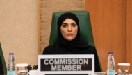 NHRC Chairperson H E Maryam bint Abdullah Al Attiyah attending the IPHRC session in Jeddah, Saudi Arabia. 