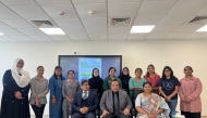 Director of MIE-SPPU Qatar Campus Prof. Dr. B B Nath with other officials and students during the event.