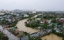 An aerial photo shows a general view after typhoon Bualoi's passage in Nghe An province on September 29, 2025. (Photo by Thai An / AFP)