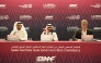 From left: Driver Coach Abdulla Al Khelaifi, QMMF Executive Director  Al Hamad and QMMF Shoot Out Team Lead Morgan Caron during a press conference yesterday. 