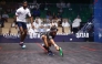 Qatar's Abdulla Al Tamimi (right) in action against Frenchman Sebastien Bonmalais. 