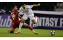 Al Sadd's Paulo Otavio (right) battles for the ball with a Sharjah FC player.