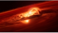 This handout artist's impression released on October 2, 2025 shows Cha 1107-7626, a rogue planet located about 620 light-years away about 5-10 times more massive than Jupiter and doesn't orbit a star. Photo by Handout / European Southern Observatory / AFP
