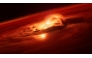 This handout artist's impression released on October 2, 2025 shows Cha 1107-7626, a rogue planet located about 620 light-years away about 5-10 times more massive than Jupiter and doesn't orbit a star. Photo by Handout / European Southern Observatory / AFP