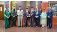 Birla Public School Principal, staff and teachers with the winning team. 