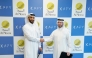 Chief Executive Officer of Al Meera Jassim Al Ansari (left) and Founder and CEO of Kafy, Khalifa Al-Sada, at the MoU signing.  