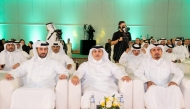 Minister of Environment and Climate Change H E Dr. Abdullah bin Abdulaziz bin Turki Al Subaie and other officials  during the launch of the strategy.