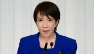 Sanae Takaichi, the newly-elected leader of Japan's ruling party, the Liberal Democratic Party (LDP), attends a press conference after the LDP presidential election in Tokyo on October 4, 2025. (Photo by Yuichi Yamazaki / POOL / AFP)

