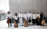 Minister of State and President of Qatar National Library H E Dr. Hamad bin Abdulaziz Al-Kawari with participants during the Cultural Day at Qatar National Library.