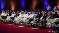 Participants attending the conference in Doha yesterday.