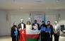 Officials and participants during the competition.