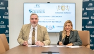 AFG College with University of Aberdeen and Kingdom Konsult officials during the signing of the MoU.
