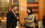 Undersecretary of the Ministry of Labour  H E Sheikha Najwa bint Abdulrahman Al Thani during her visit to Sweden.