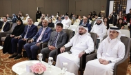 Ambassador of Türkiye to Qatar H E Dr. Mustafa Goksu, MoPH’s Director of the Non-Communicable Diseases Prevention Programs Department Sheikh Dr. Mohamed bin Hamad Al-Thani, and other officials and guests during the event.