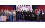 Students, teachers and officials at the prize awarding ceremony.