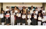 Medal winners with BPS teachers.