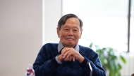 This file photo taken on May 14, 2021 shows Chen Ning Yang attending the inauguration ceremony of the CN Yang Archives at Tsinghua University in Beijing. (Xinhua/Chen Zhonghao)
 