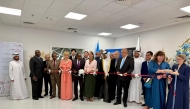 Director of Unesco Doha Office, Salah Khaled, and ambassadors and officials at the inaugural event. 