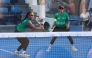 Saudi Arabian players in action against their UAE counterparts. 