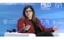 Minister of State for Foreign Affairs and Expatriates of the Palestinian National Authority H E Varsen Aghabekian Shahin speaking during a special session at Mediterranean Dialogues 2025 in Naples, Italy.
