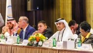 QOC Secretary-General Jassim bin Rashid Al Buenain attends the meeting. 