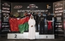 QRC General Manager Sheikh Jabor bin Khalid poses for a photo with the podium winners.