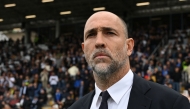 Juventus' Croatian coach Igor Tudor looks on before the Italian Serie A football match between Como and Juventus  on October 19, 2025. Photo by Piero Cruciatti / AFP