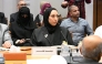 Qatari officials during the conference in Cairo. 