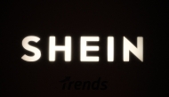 A picture shows the logo Shein during the Urban Ritual fashion show Fall-Winter 2025/26 organized by Chinese fashion giant Shein in Milan, on October 16, 2025. Photo by Piero CRUCIATTI / AFP