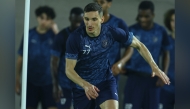 Al Duhail's Adil Boulbina during a training session.