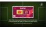 The new commemorative stamp marking the FIFA U-17 World Cup Qatar 2025