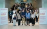 Dr. Ravinder Mamtani (second right front row), Dr. Sohaila Cheema (second left front row), with other speakers and programme participants.
