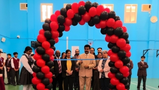 Principal of BPS Dr. Anand R. Nair inaugurating the book fair.
