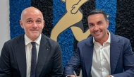 Raffaele Palladino (R) was announced as the new Atalanta BC coach. Pic taken from Atalanta BC official social media channels.