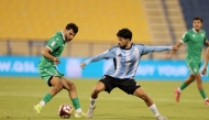 Action during the match between Al Ahli and Al Wakrah.