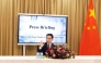 Ambassador of China to Qatar H E Cao Xiaolin during the press briefing.