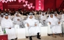 Prime Minister, Minister of Foreign Affairs, and the President of the National Planning Council (NPC), H E Sheikh Mohammed bin Abdulrahman bin Jassim Al-Thani along with Their Excellencies the Ministers and senior officials attending the forum at the Doha Exhibition and Convention Center yesterday.