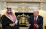 US President Donald Trump meets with Crown Prince and Prime Minister of the Kingdom of Saudi Arabia Mohammed bin Salman in the Oval Office of the White House in Washington, DC on November 18, 2025. Photo by Brendan Smialowski / AFP