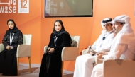 Youth ambassadors from Qatar Foundation’s Akhlaquna initiative during panel discussion at the WISE 12 Summit.